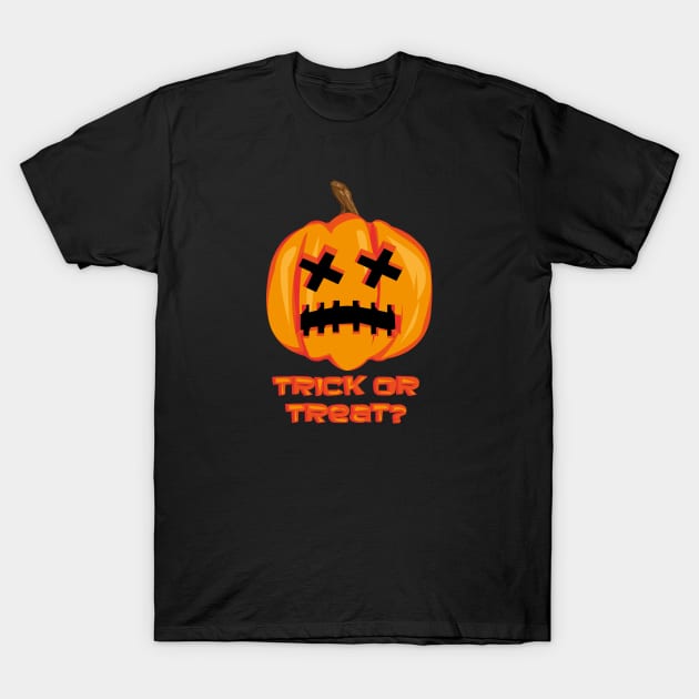 To trick or to treat? T-Shirt by creationoverload